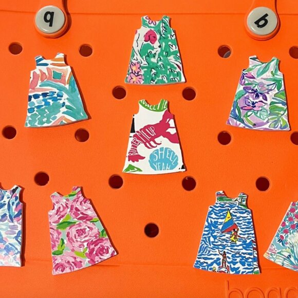 Lilly Pulitzer Shift Dress Bogg Charms-One of a Kind! - Picture 1 of 6